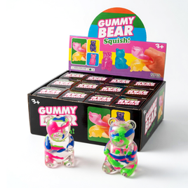 2.5" 155G  TPR SQUEEZE HAND-DRAWN BEAR