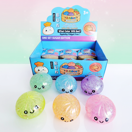 3.5" 280G  GLITTER GEL STEAMED BUN